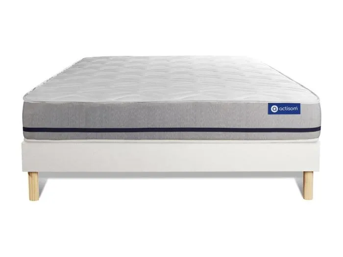 Actimemo soft matratze 120 x 190cm + Bettgestell mit lattenrost , Härtegrad 3 , Memory-Schaum , Höhe : 20 cm