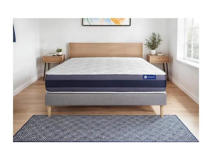 Actimemo morpho matratze 140x190cm + Bettgestell mit lattenrost - Dicke : 24cm - Memory-schaum - H3