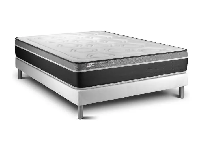 Matratzenset VITAL CARE 180 x 200 cm Bettrahmen Kit weiß