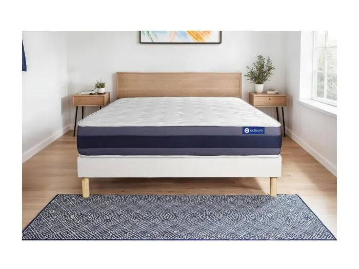Actimemo morpho matratze 180x200cm + Bettgestell mit lattenrost , Härtegrad 2 , Memory-Schaum , Höhe : 24 cm