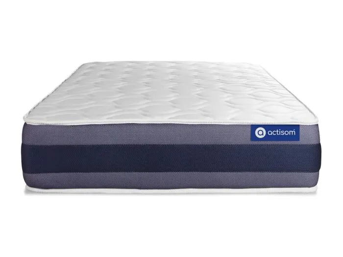 Actiflex morpho matratze 80x190cm + Bettgestell mit lattenrost - Dicke : 24cm - Taschenfederkern und Memory-schaum - H3