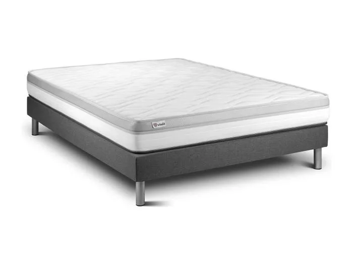 Matratzenset VITAL RELAX 180 x 200 cm Bettrahmen Kit grau
