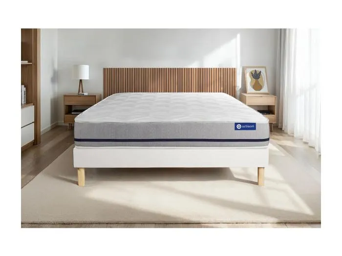 Actilatex soft matratze 160x200cm + Bettgestell mit lattenrost , Härtegrad 3 , Latex und Memory-Schaum , Höhe : 20 cm