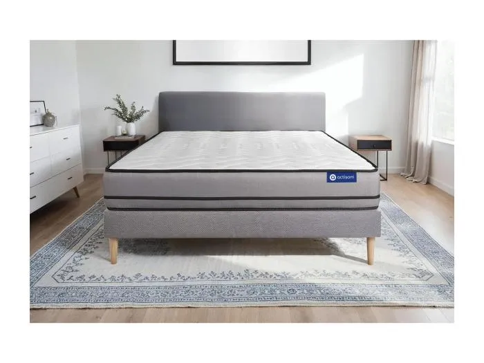 Actiflex night matratze 180x200cm + Bettgestell mit lattenrost - Dicke : 20cm - Taschenfederkern- H5