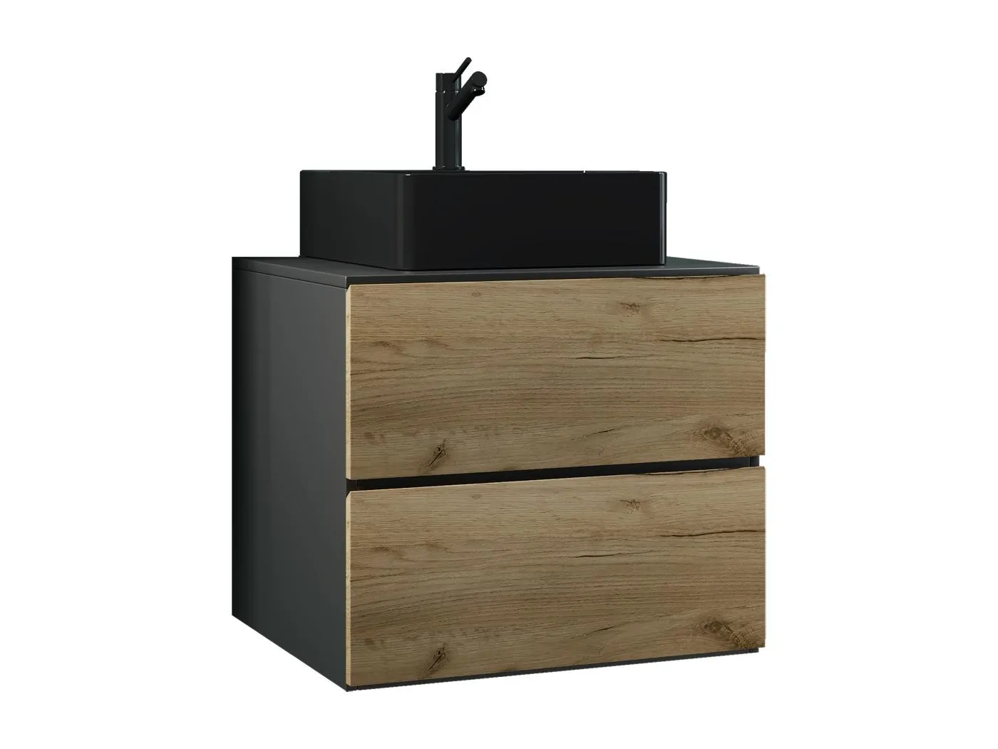 2-tlg. Waschplatz Waschtisch Lendas S Schublade BL