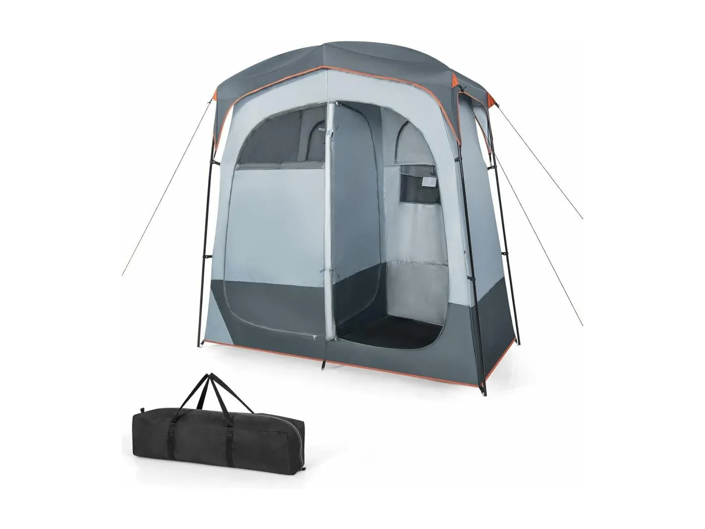 Duschzelt mit 2 Räumen, Umkleidezelt SB33921SDDE