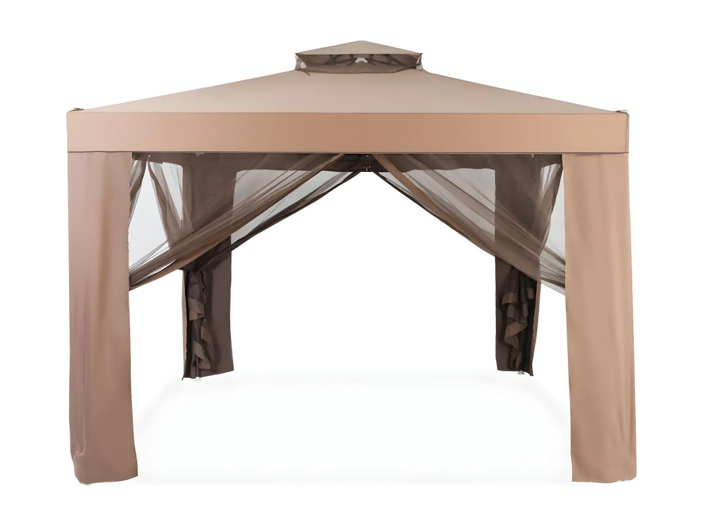 Gartenpavillon mit 4 Seitenwänden