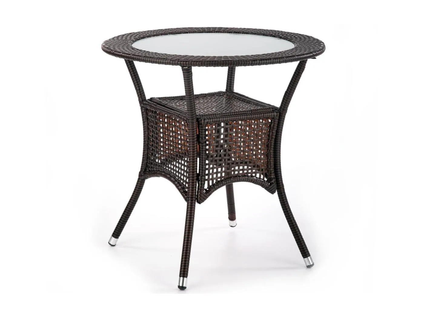 Gartentisch - modern - dunkelbraun - MAGO