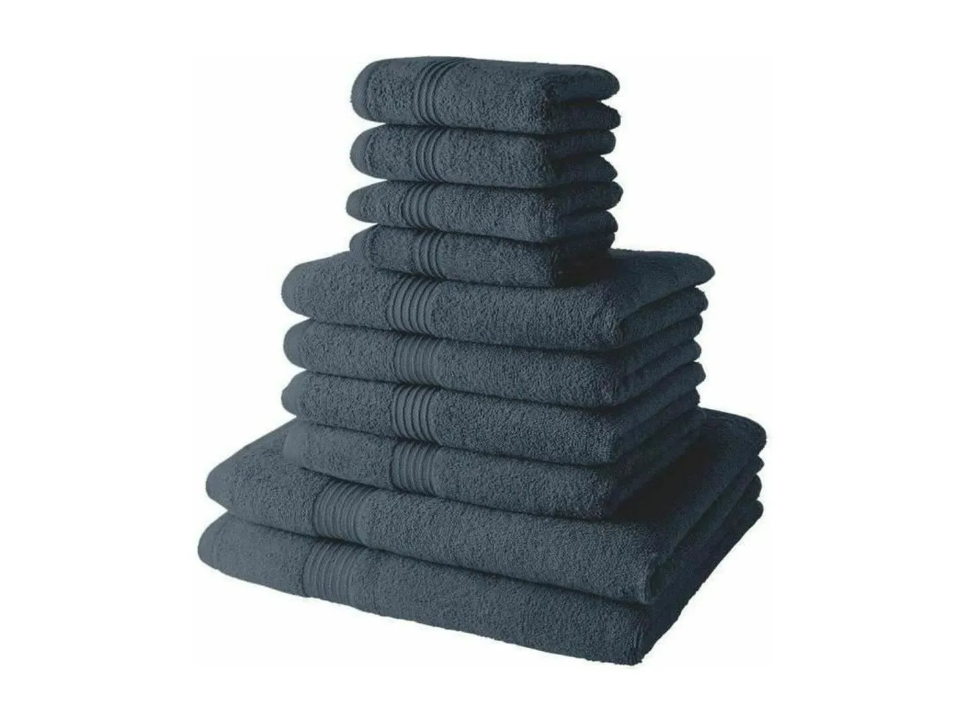 4 Badetücher 30 x 50 + 4 Badetücher 50 x 90 + 2 Badetücher 70 x 130