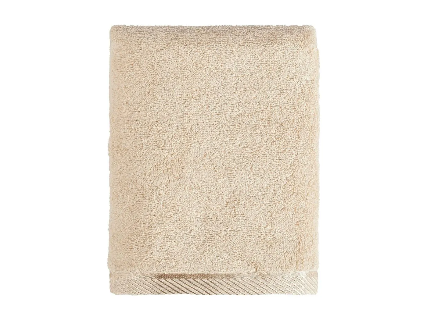 Badetuch Bambo mittleres Beige 50 x 90