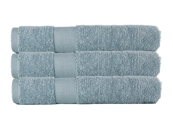 3er-Set Badetücher 70x130 cm 500 gr/m². 100% Baumwolle