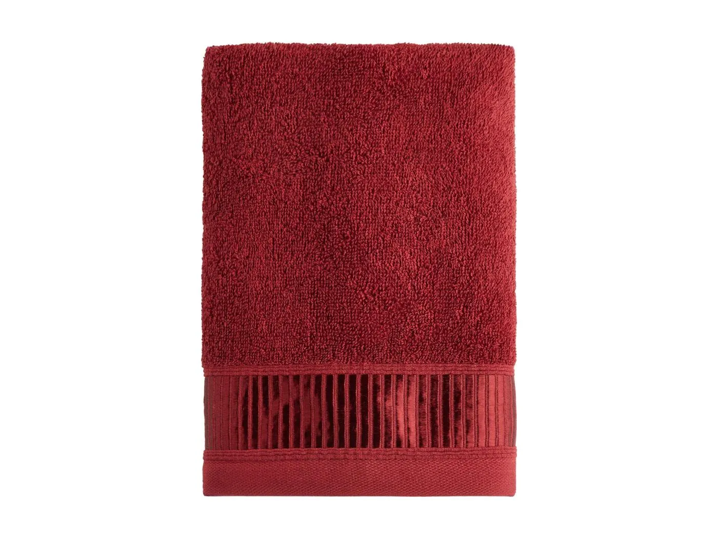 Badetuch Alicanty Dunkelrot 50x90