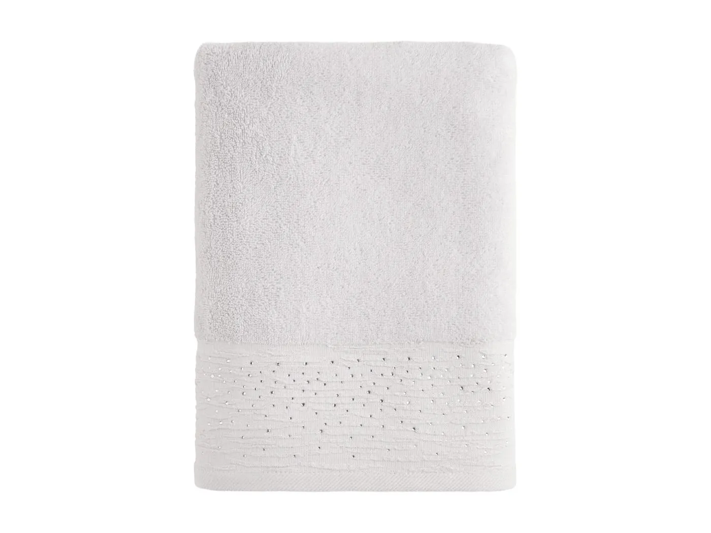 Badetuch Cristales Hellgrau 70x130