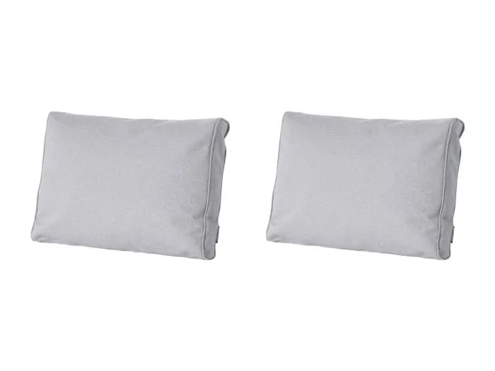 Lounge Profi-Line Manchester hellgrau - ca. 43x73 cm - 2er Set