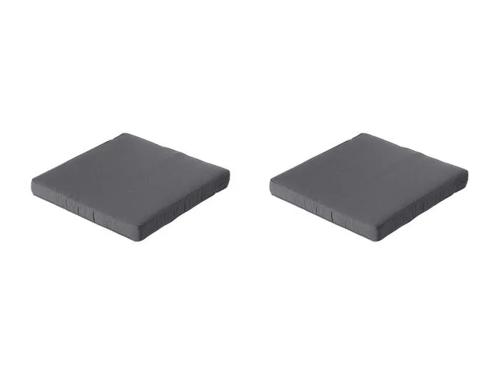 Lounge Profi-Line Sitzkissen Panama grau - ca. 60x60 cm - 2er Set