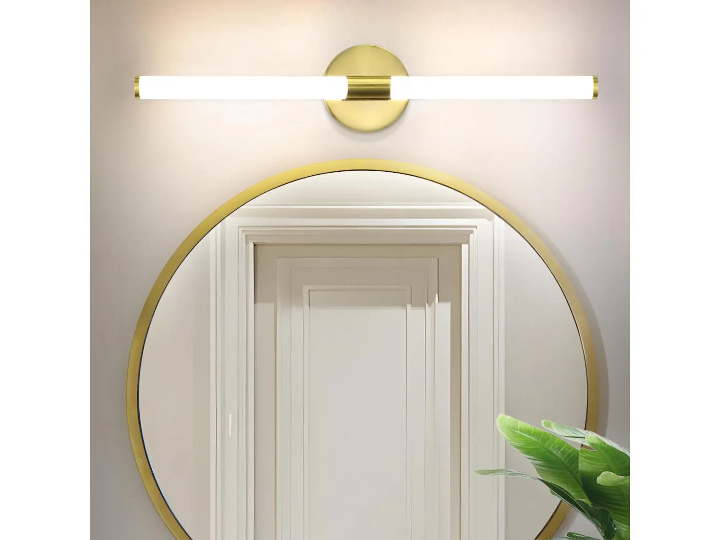 NETTLIFE 8W LED Bad Wandleuchte, Badlampe, Badezimmer Wandlampe, Wandleuchte 4000K IP44