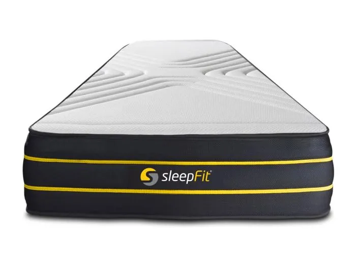 ULTRA Matratze 90x210cm, Memory-Schaum und Mikro-Taschenfedern, Härtegrad 2, Höhe: 26cm, 7 Komfortzonen