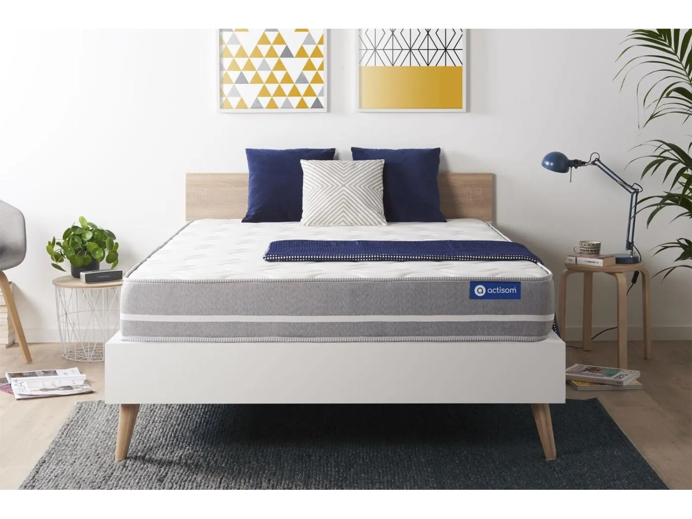 Actilatex touch matratze 180x190cm, Latex und Memory-Schaum, Härtegrad 2, Höhe :20 cm, 3 Komfortzonen