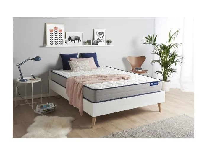 Actimemo form matratze 140x200cm, Memory-Schaum, Härtegrad 4, Höhe : 22 cm, 5 Komfortzonen