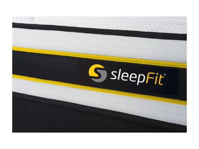 FLEXY Matratze 90x190cm, Taschenfedern und Memory-Schaum, Härtegrad 4, Höhe: 22cm, 3 Komfortzonen