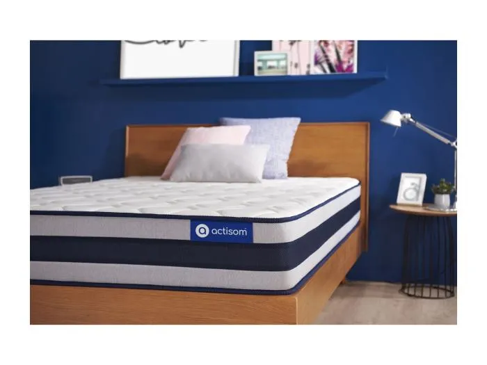 Actiflex ergo matratze 120x190cm, Taschenfederkern und Memory-Schaum, Härtegrad 4, Höhe :24 cm, 5 Komfortzonen