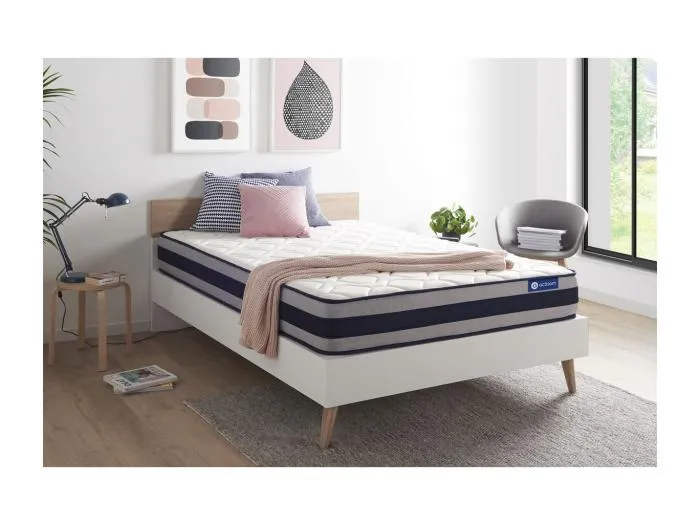 Actilatex ergo matratze 200x200cm, Latex und Memory-Schaum, Härtegrad 4, Höhe :24 cm, 5 Komfortzonen