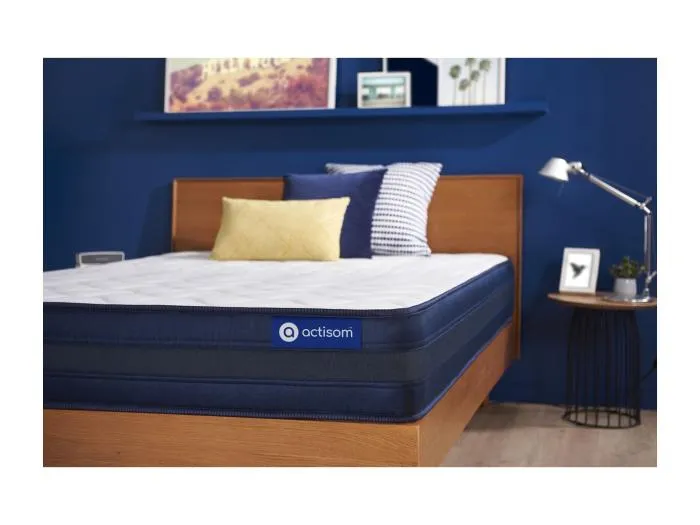 Actiflex tech matratze 120x200cm, Taschenfederkern und Memory-Schaum, Härtegrad 5, Höhe :24 cm, 5 Komfortzonen