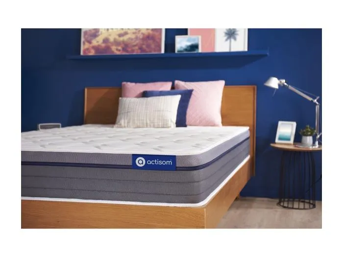 Actiflex zen matratze 80x200cm, Taschenfederkern und Memory-Schaum, Härtegrad 2, Höhe :26 cm, 7 Komfortzonen