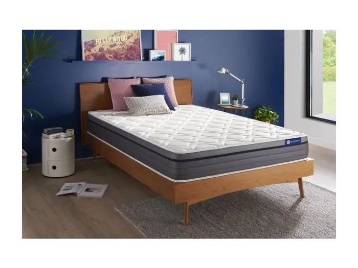 Actiflex zen matratze 140x200cm, Taschenfederkern und Memory-Schaum, Härtegrad 2, Höhe :26 cm, 7 Komfortzonen