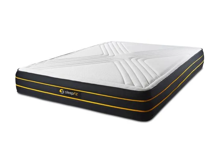 ULTRA Matratze 140x200cm, Memory-Schaum und Mikro-Taschenfedern, Härtegrad 2, Höhe: 26cm, 7 Komfortzonen