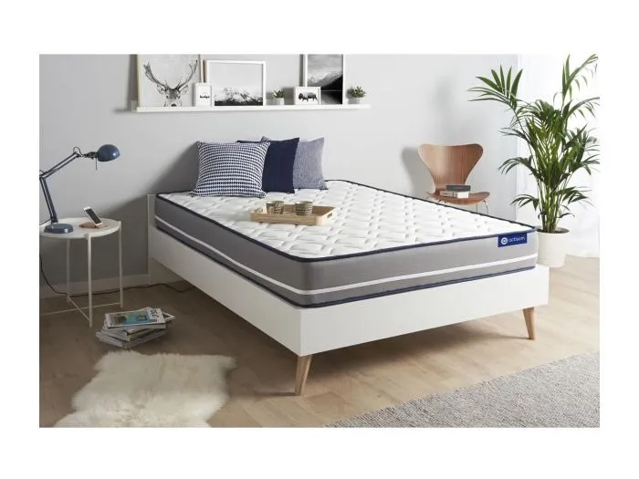 Actimemo pur matratze 140x190cm, Memory-Schaum, Härtegrad 4, Höhe : 20 cm, 3 Komfortzonen