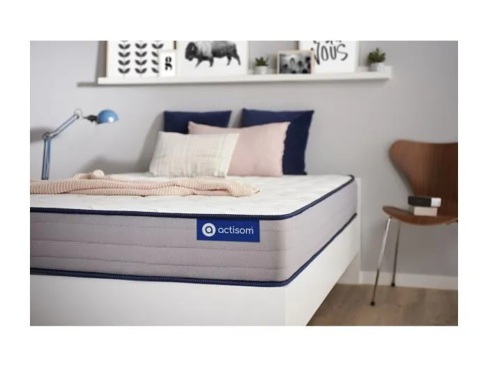 Actimemo form matratze 80x190cm, Memory-Schaum, Härtegrad 4, Höhe : 22 cm, 5 Komfortzonen