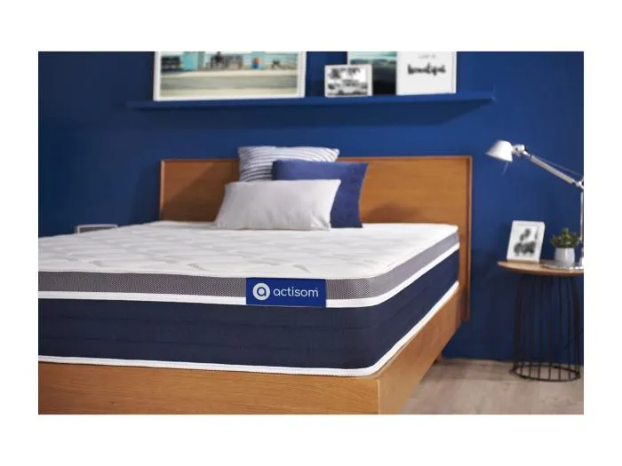Actiflex confort matratze 120x190cm, Taschenfederkern und Memory-Schaum, Härtegrad 3, Höhe :26 cm, 7 Komfortzonen