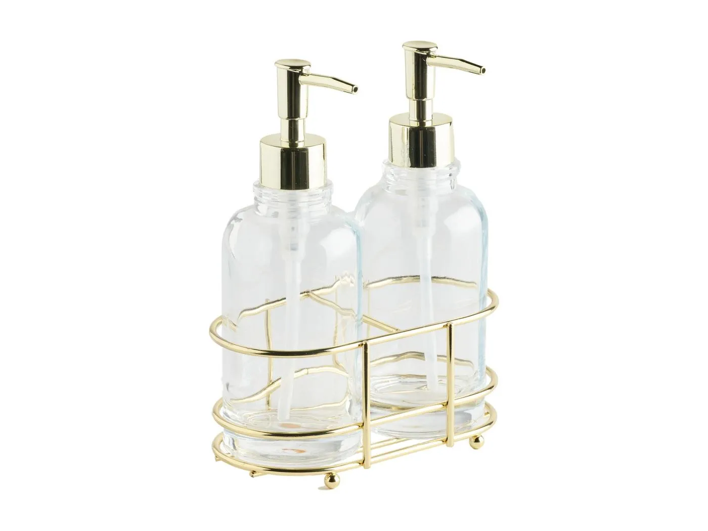 Spenderset Goldano mittel transparent 20 x 8 x 14