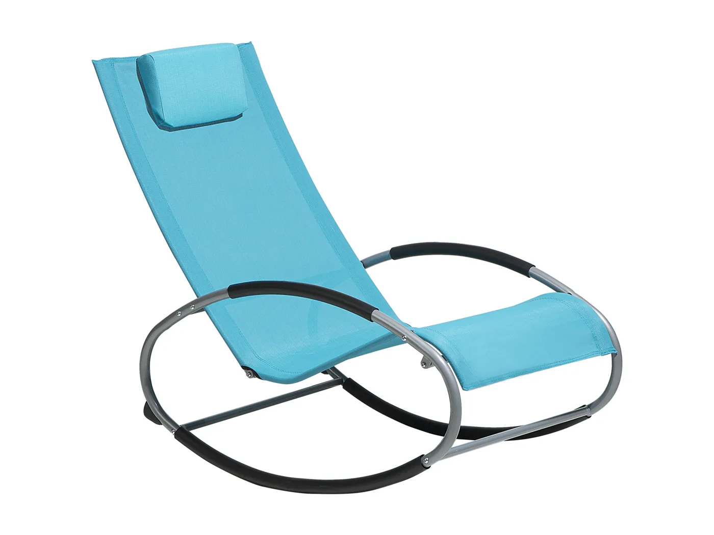 Schaukel-Sonnenliege CAMPO Metall Türkis