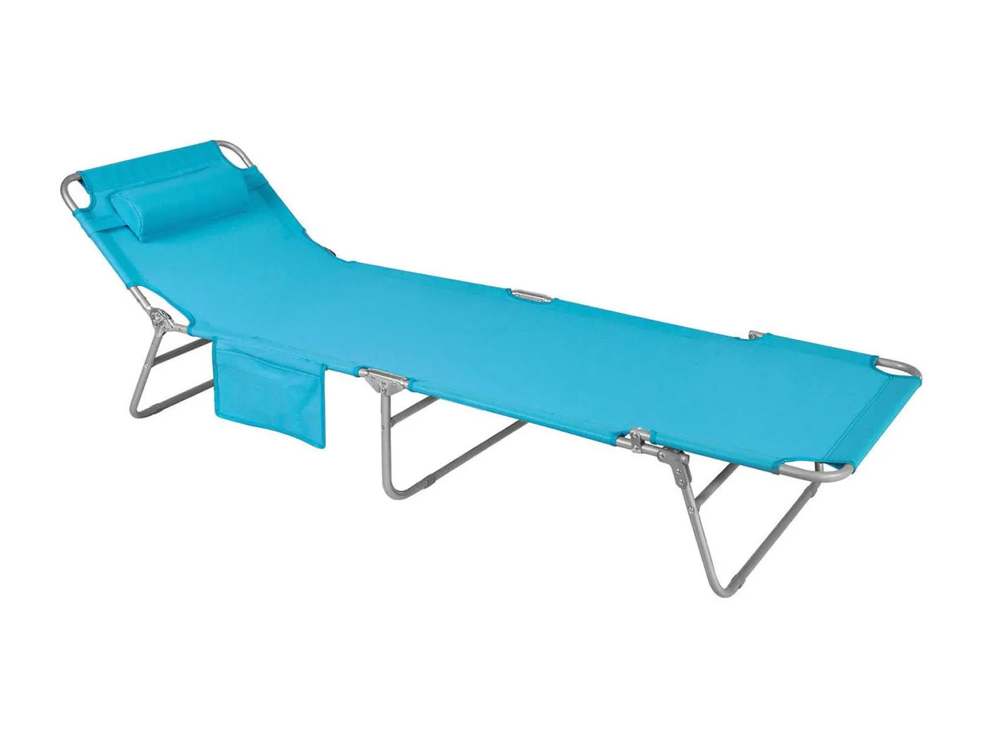 Gartenliege OGS35-B 195 x 29 x 62 cm Blau