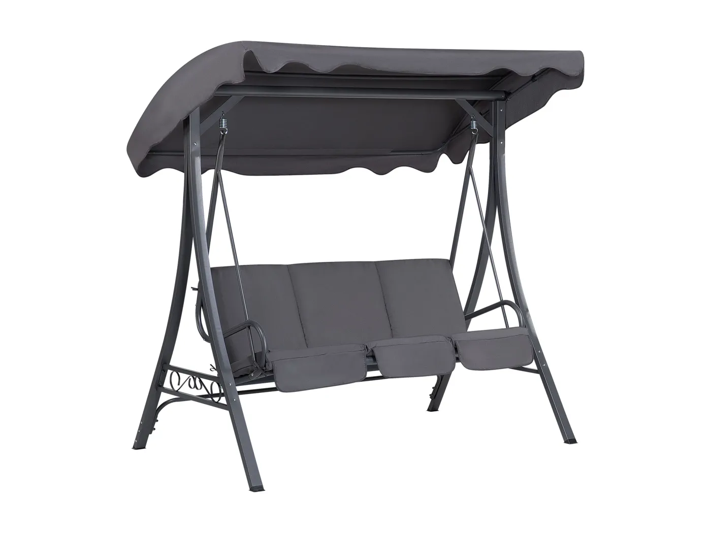 Stilvolles Hollywoodschaukel für Garten grau Garbo