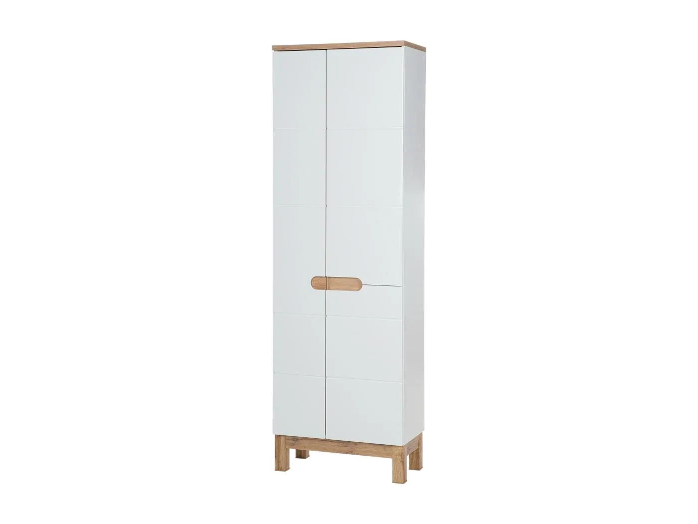 Hochschrank BALI HC60 3D 60x33x187 Weiß