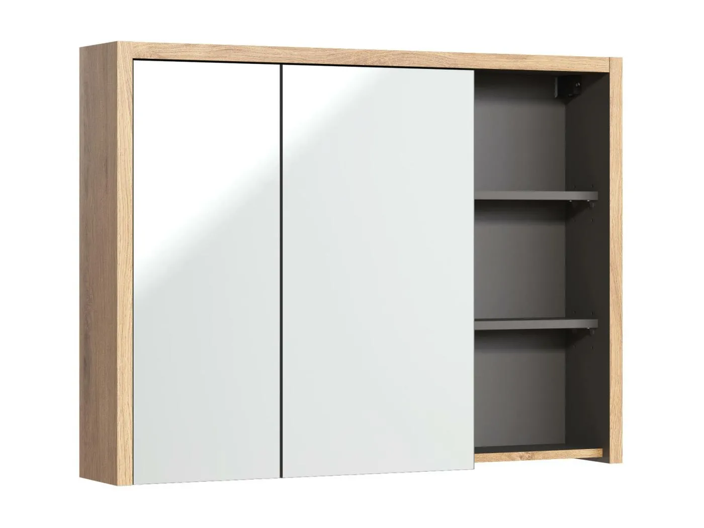 Spiegelschränke DEVON MC100 2D 100x18x75 Beige