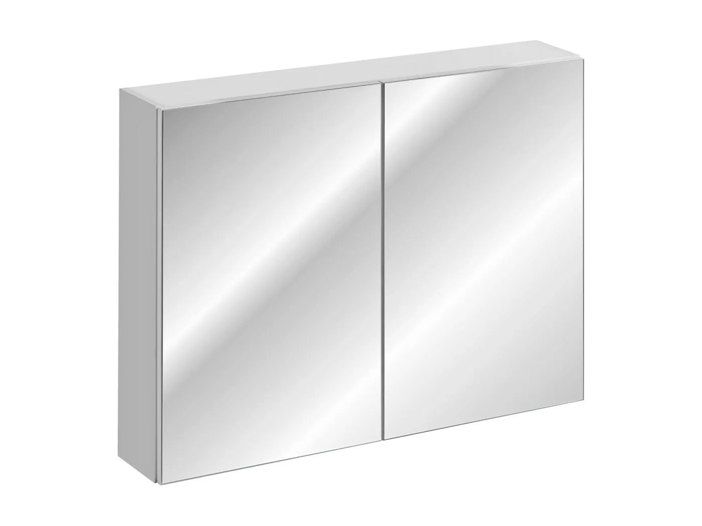 Spiegelschränke LEONARDO MC90 2D 90x17x65 Weiß