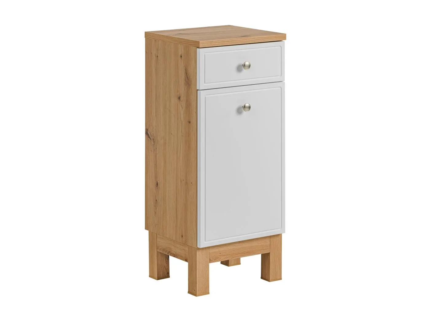 Seitenschränke SAMOA SCAB35 1D1D 35x33x87 Weiß