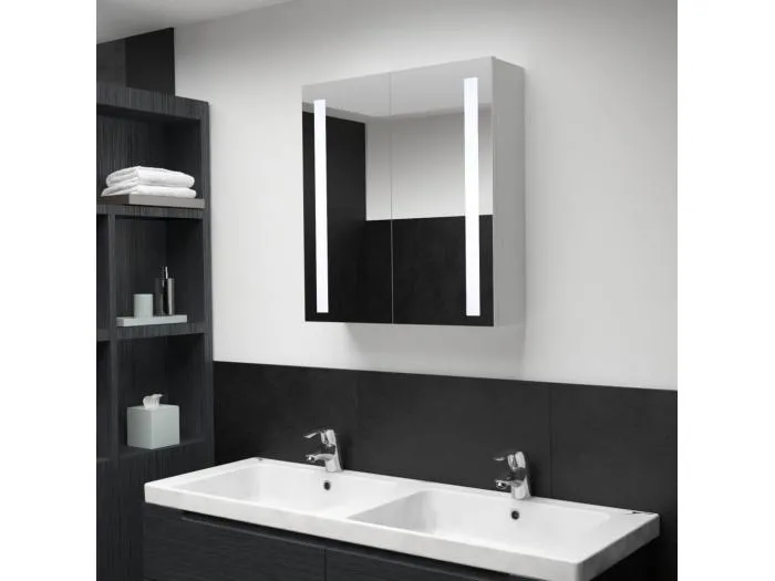 LED-Spiegelschrank 60x14x62 cm