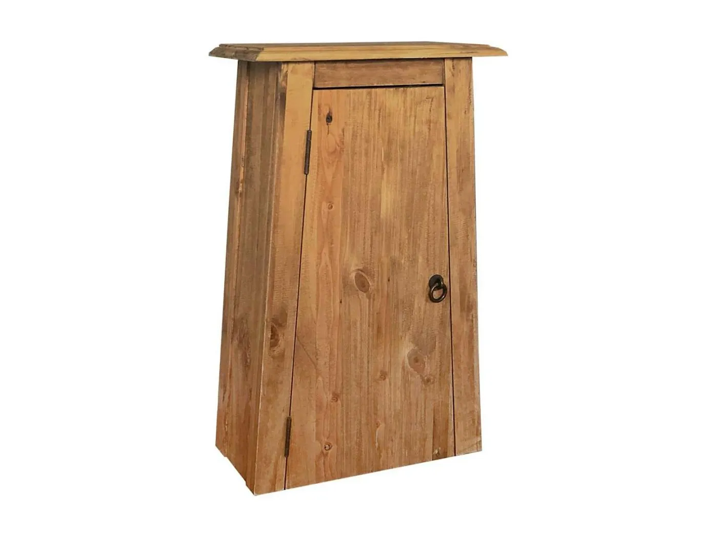 Bad-Wandschrank Massivholz Kiefer 42x23x70 cm