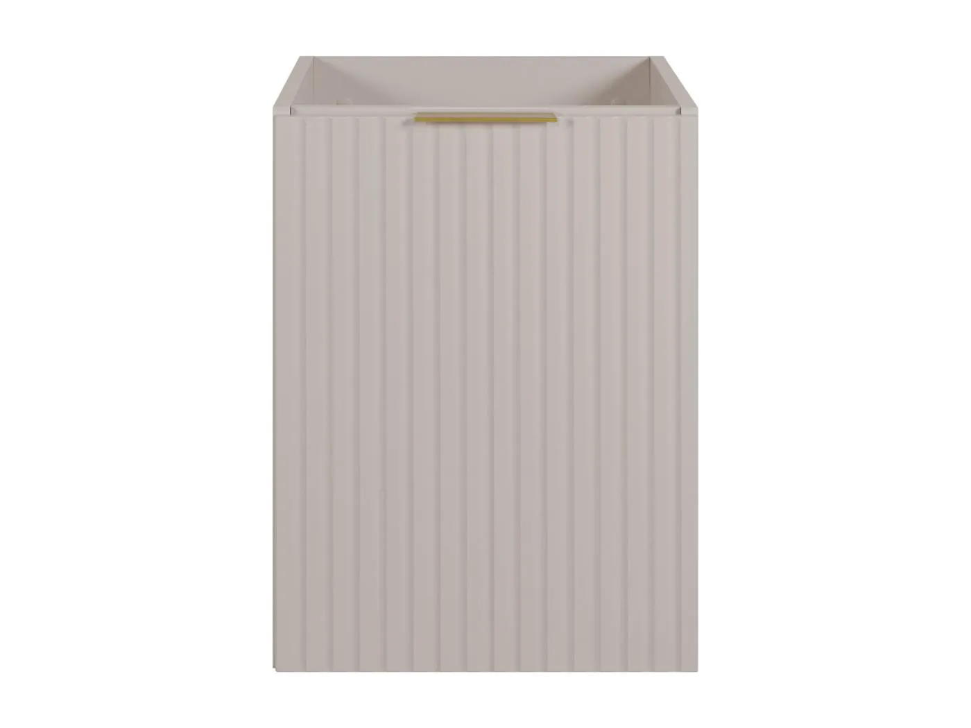 Badezimmermöbel, Kaschmir + Goldgriff, 40 x 57 x 46 cm