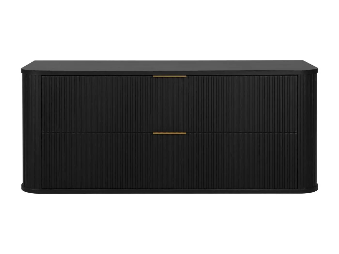 Badezimmermöbel, Mattschwarz, goldener Griff, 41,5 x 120 x 51,7 cm