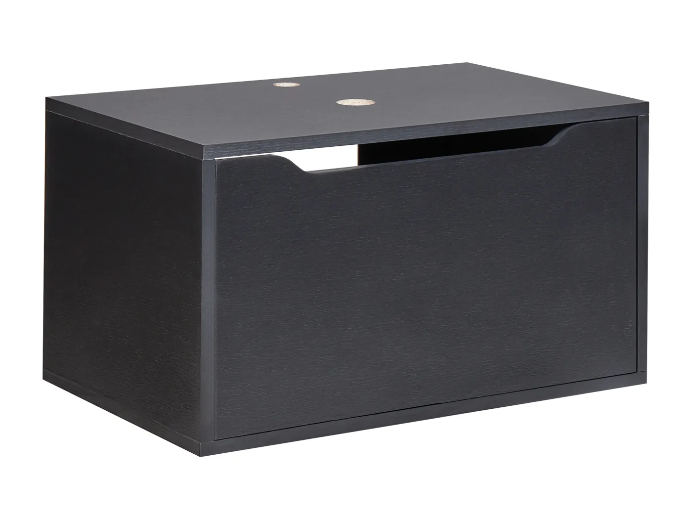 Wandmontierter Waschtischunterschrank PETROLINA 60 cm Schwarz