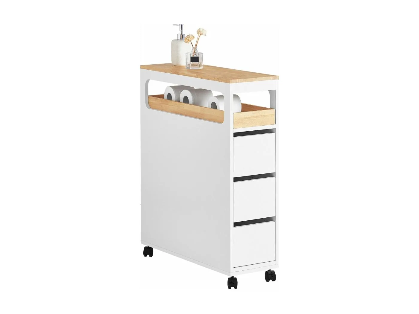 Nischenwagen BZR54-W 23 x 82 x 65 cm Weiß