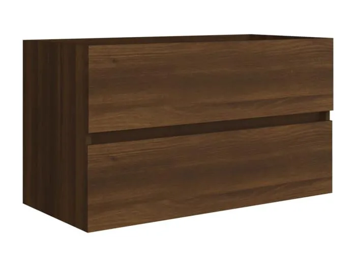 Prolenta Premium -  Waschbeckenunterschrank Eichen-Optik 80x38,5x45cm Holzwerkstoff