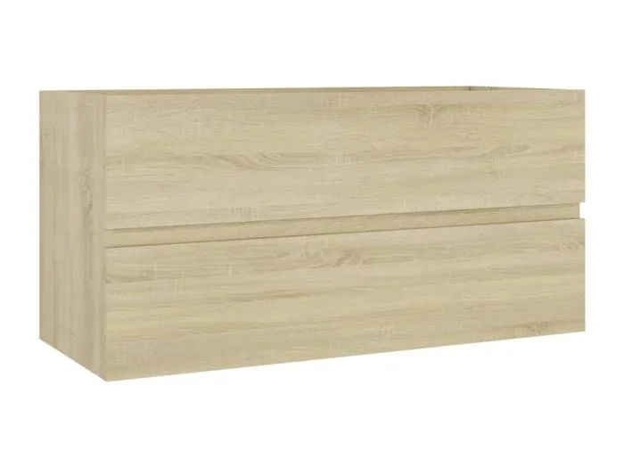 Prolenta Premium -  Waschbeckenunterschrank Sonoma-Eiche 90x38,5x45cm Holzwerkstoff