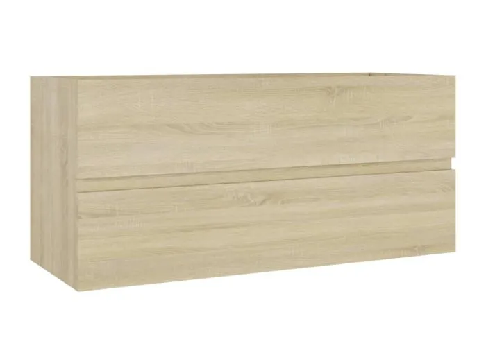 Prolenta Premium -  Waschbeckenunterschrank Sonoma-Eiche 100x38,5x45 cm